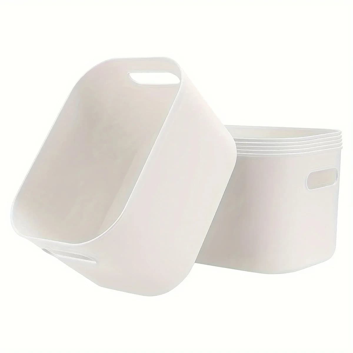 Multifunctional Stackable Storage Bin 4-Piece Set, Desktop Organizer for Home & Cosmetic Supplies