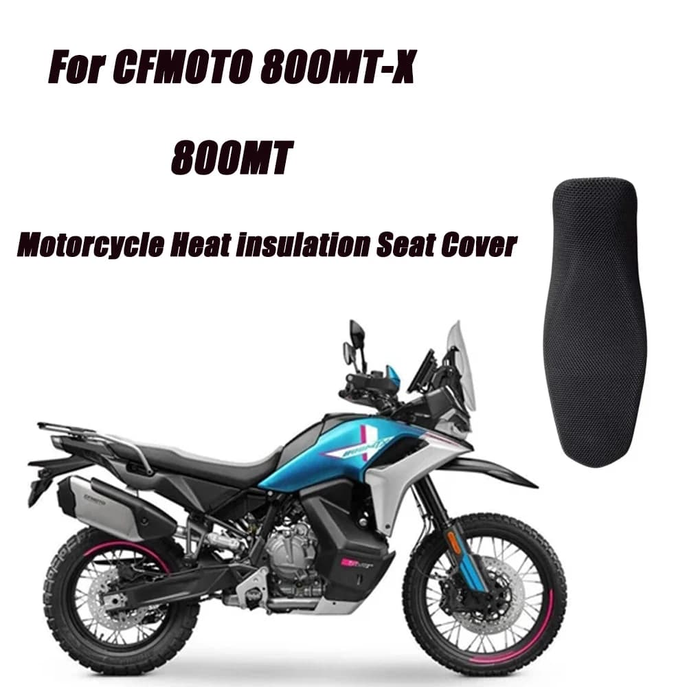 Coprisella Termoisolante per Moto CFMOTO 800MT-X 800MT 2025, Tessuto a Rete 3D, Cuscino Protettivo per Sedile 800mt-x 800MT