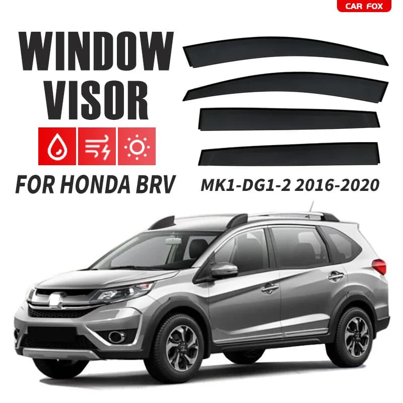 Per HONDA BRV 2016-2022 + Finestra di Automobile Visiera Tenda Shelter Parabrezza Finestrino Laterale Pioggia Parasole Accessori Auto