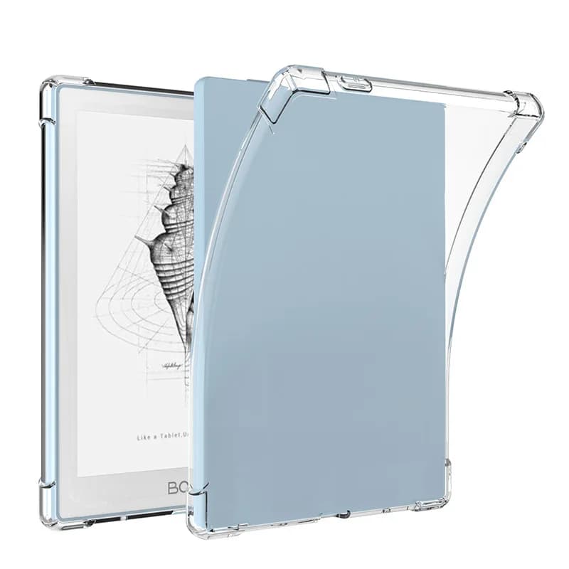 Funda for Onyx Boox Go 6" 2024 Case Transparent TPU Cover Shockproof Airbags for Boox Poke5 5S/Poke4 4S Tablet Protective Shell
