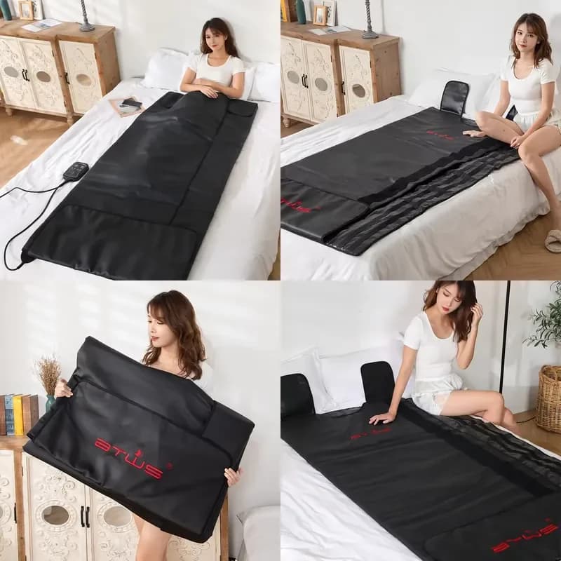 【CHIMU HOME】 Sauna Blanket 120V 45°C Home Use Portable Heating Wrap