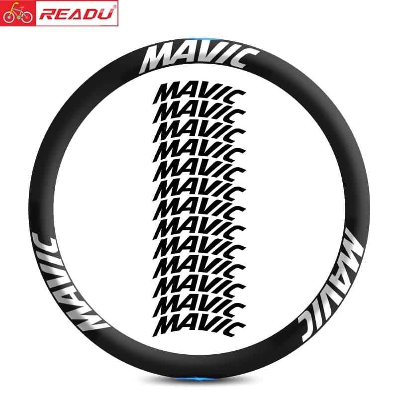 READU Adesivo per cerchione bici adesivi per set ruote per bicicletta decorazione personalizzata protezione solare impermeabile decalcomanie per ciclismo Adesivi per bici