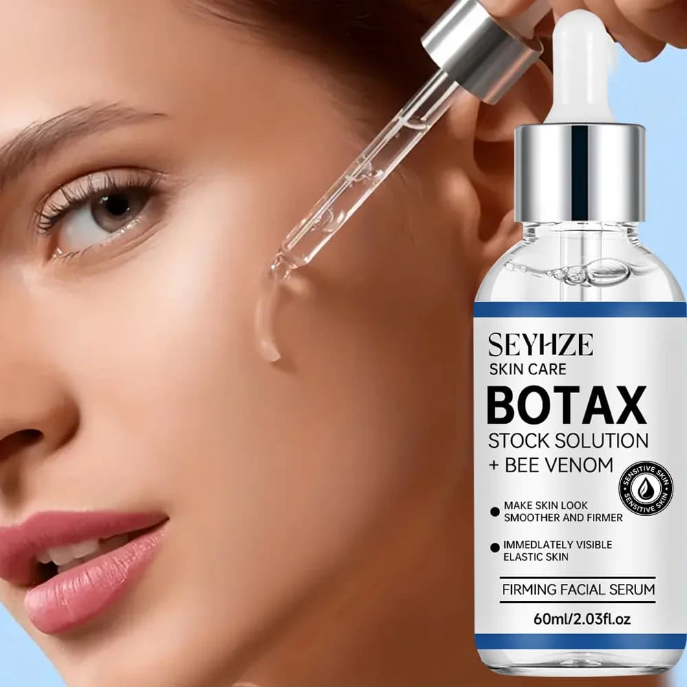 SEYHZE BOTAX Siero viso potenziato 1pz - Cura idratante giorno e notte Ricca in peptidi di aloe Collagene e retinolo per stringere