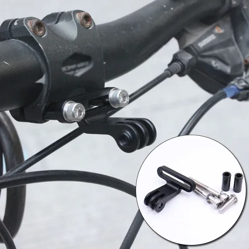 Supporto per attacco manubrio per bici Manubrio per supporto per fotocamera sportiva per base Gopro1 Parti durevoli della staffa di base per computer per bicicletta da strada MTB