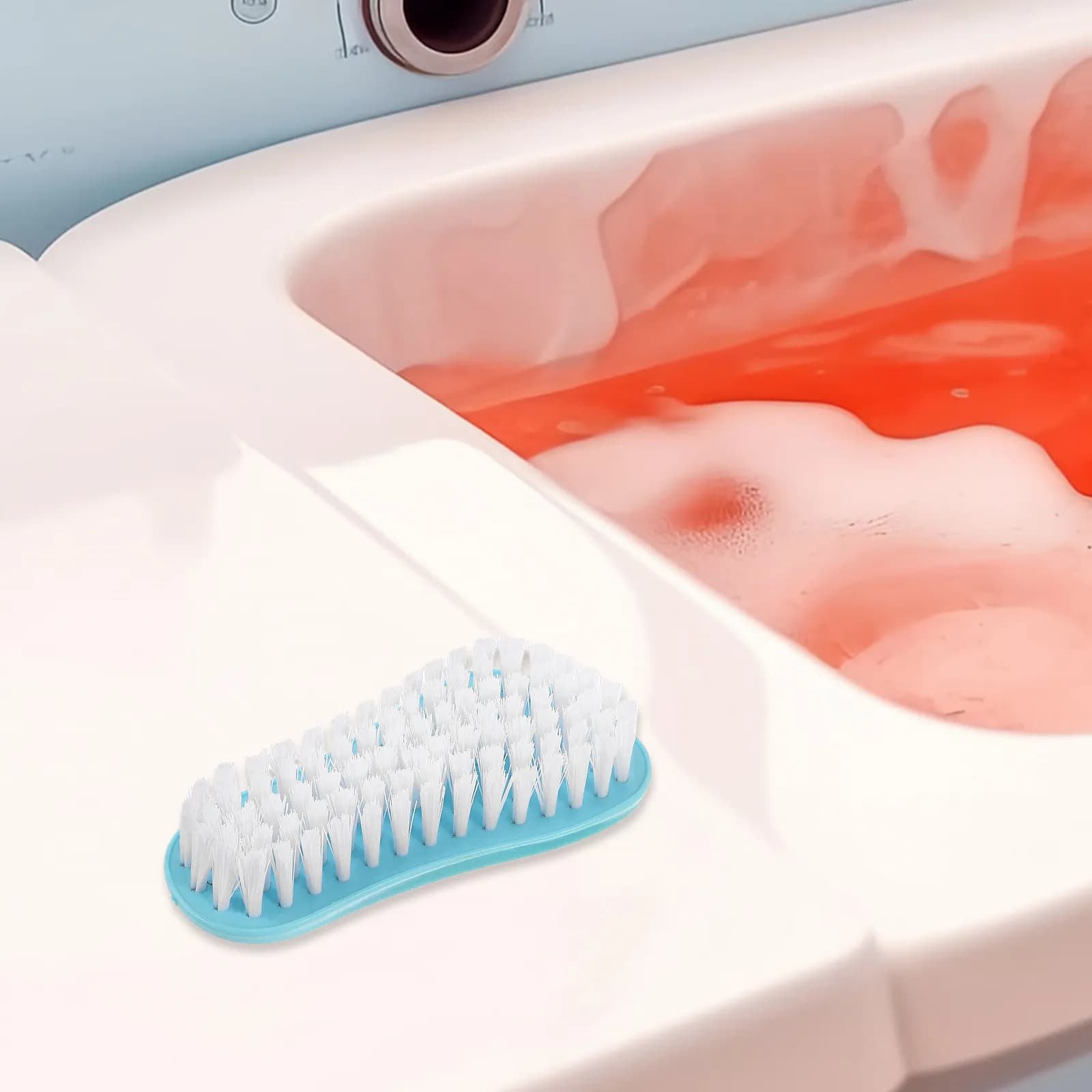 2 spazzole per scarpe in plastica con setole morbide, detergente multifunzionale, per rimuovere le macchie, per vestiti, scarpe, uso domestico e da viaggio