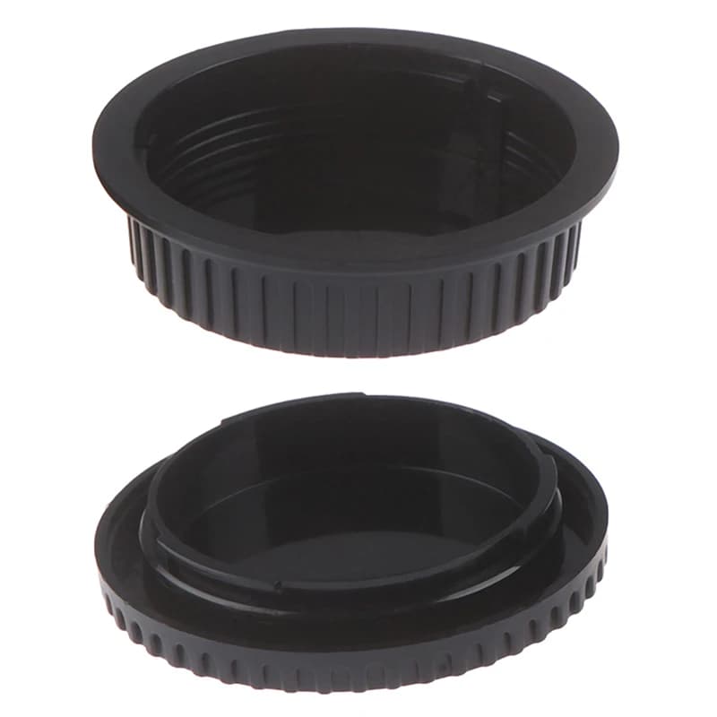 1Set Rear Lens Cap & Camera Body Cap, Fit EOS EF EF-S SLR Cameras