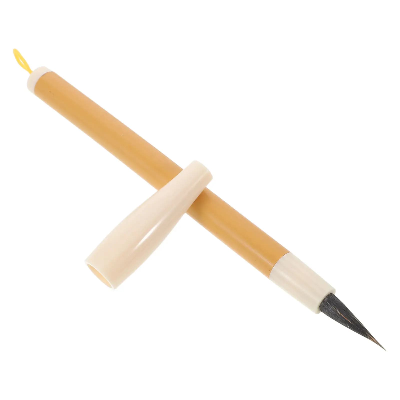 Premium Chinese Calligraphy Brush Set with Sturdy Bamboo Shaft Balanced Tip for Intricate Brushwork Sumi Edo Style Painting