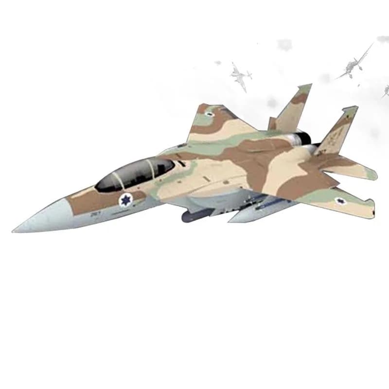 Giocattolo puzzle fai da te per aereo da caccia F-15 modello di carta 3D