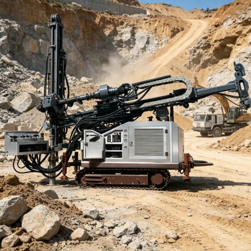Customized 5-in-1 Micro Drilling Rig /Grouting/Anchoring Combination Unit Remote-Controlled Mini Piler Foundation Construction