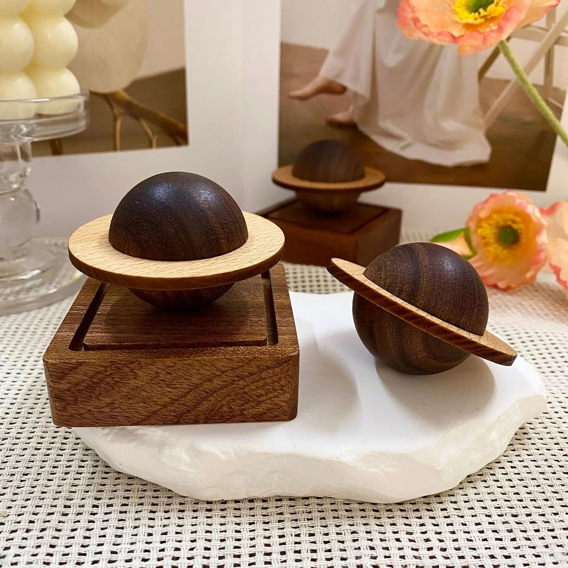 Nuovo diffusore di profumo di legno a forma di giove, nessun olio essenziale richiesto, decorazioni per la casa, dormitorio d'aria fresca, regali essenziali per gli amici