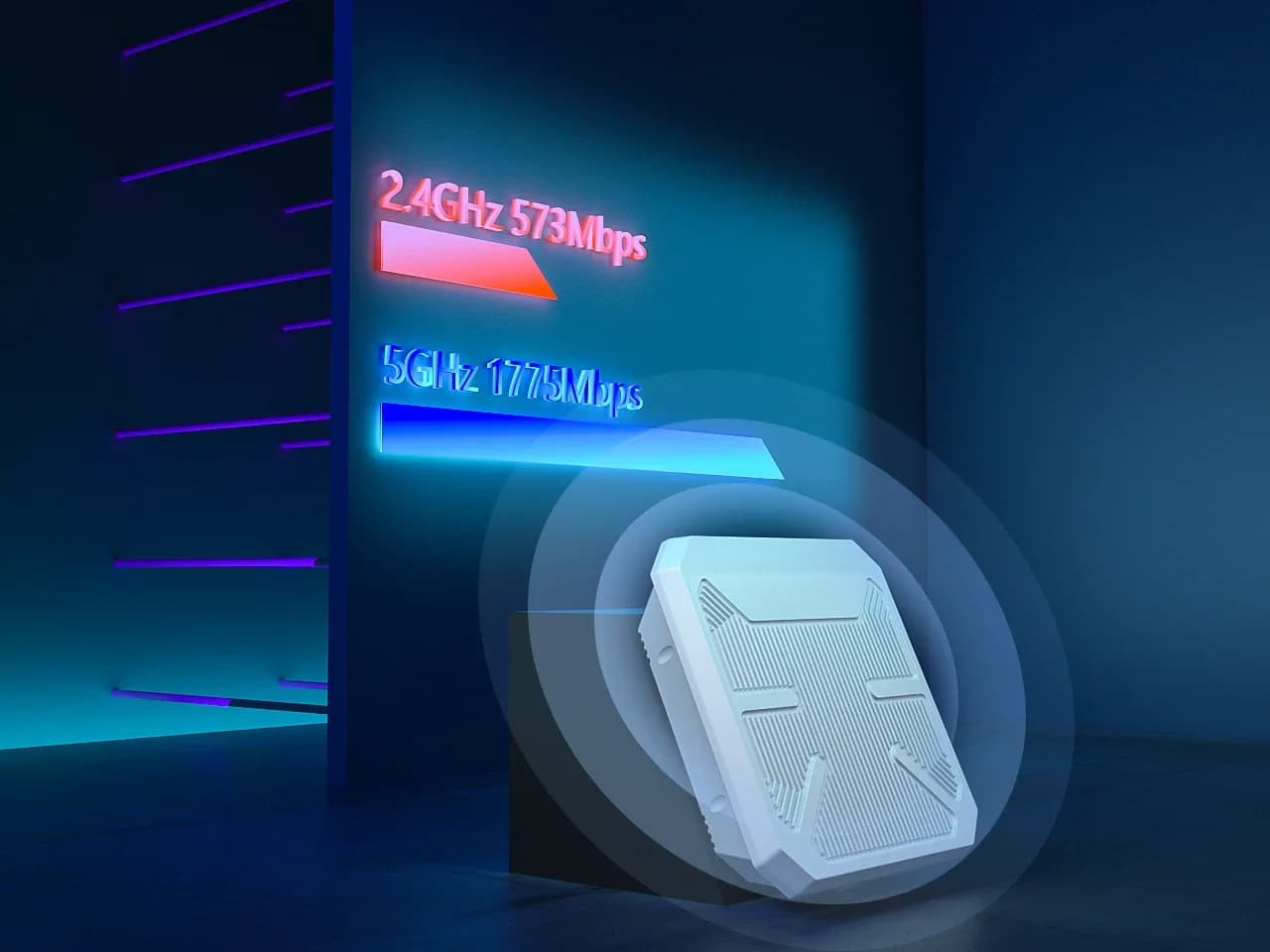 2025 vendita calda 2025Newest AX3000 Wifi 6 Punto di accesso 1000 m Ripetitore wireless Wi-Fi attivo da soffitto esterno Impermeabile a lungo raggio