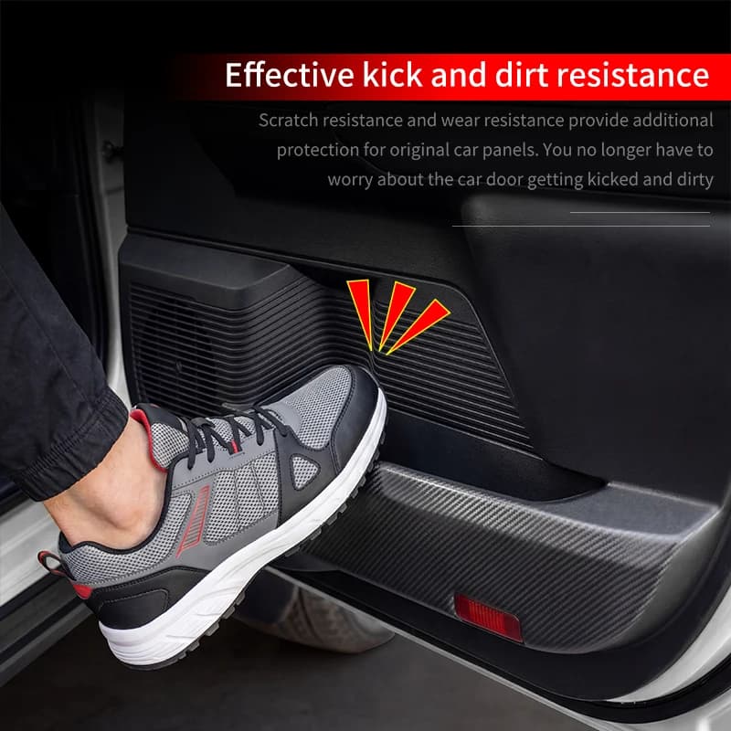 For Toyota Hilux Pickup Truck 2026 Door Anti Kick Pad Scratch Resistant Waterproof Protective Mat Interior Upgrade Accessories