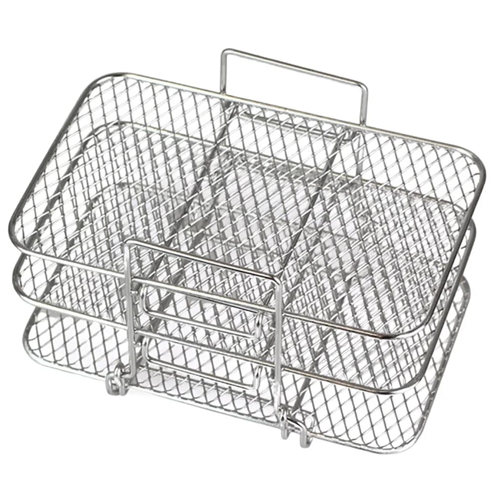 A09G-Air Friggitrice Rack per Ninja Dual Air Fryer 304 Acciaio inossidabile Multi-strato Disidratatore Rack Toast Rack Accessori per friggitrice ad aria
