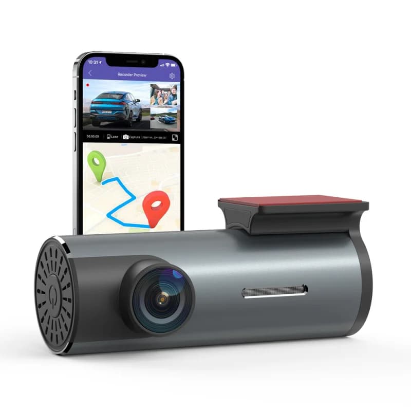 A1 New Iceymuzim ODM OEM WIFI GPS Dash Cam with 1.5 inch screen 1440P Car Dvr Dash Cam 2K Dash Cam