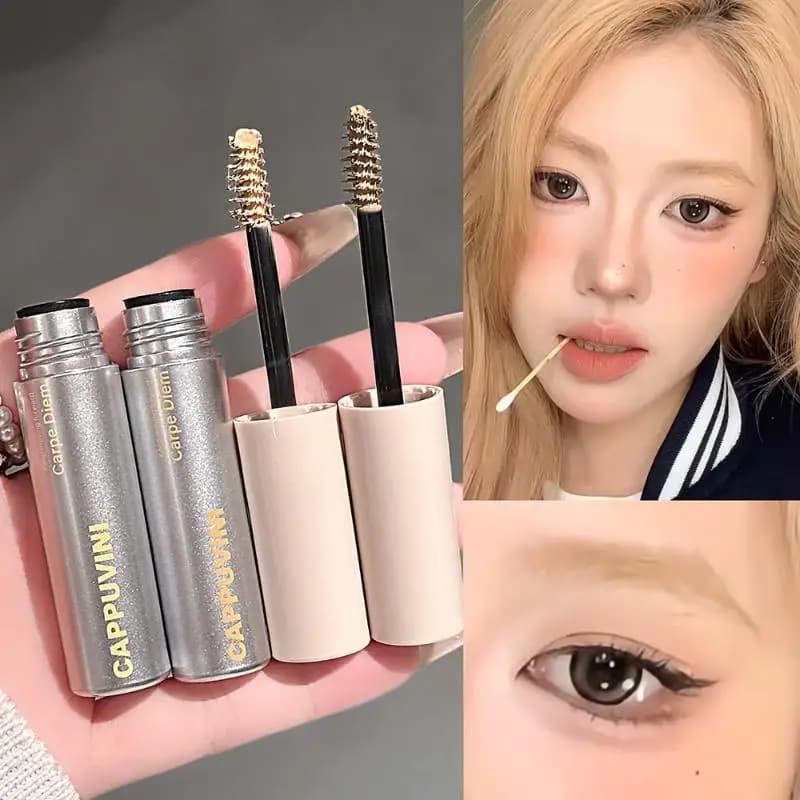 【AD】Cappuvini Crema per Sopracciglia con Colorazione Naturale, Alta Pigmentazione, Lunga Durata, Impermeabile, Tinta Naturale per Sopracciglia, Mascara Cosmetico