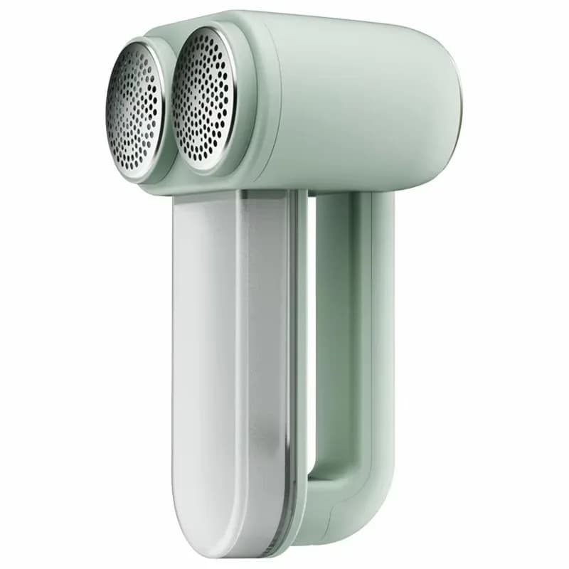 Levapelucchi a Doppia Testa di Grandi Dimensioni, Potente, con Display LED, Ricaricabile USB, con 6 Lame a Lama Larga
