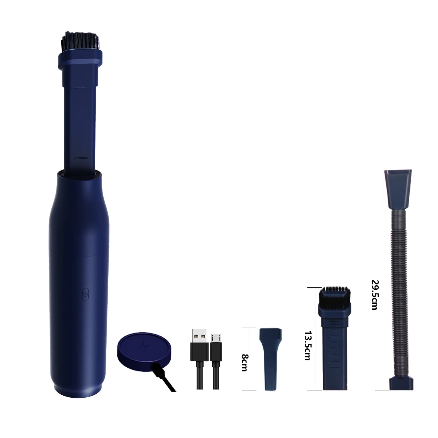 Aspirapolvere domestico per auto con ricarica wireless Mini aspirapolvere portatile senza fili portatile ricaricabile carino