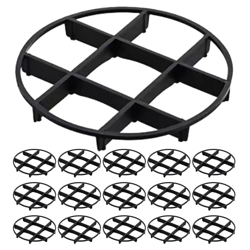 50 pz Anti Radice Rot Vassoio Stand Vasi Per Piante Base Elevata Ventilazione Prevenire L'accumulo D'acqua Vaso di Fiori Fioriera Base Interno