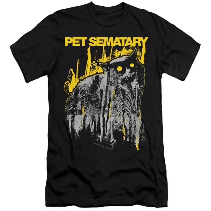 PET SEMATARY DECAY Maglietta da uomo per adulti con licenza SM 6XL