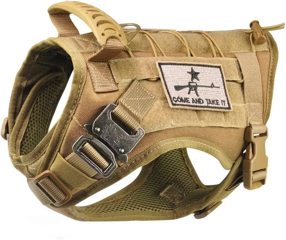 Vestiti per cani servizio tattico gilet imbracatura K9 militare Molle allenamento all'aperto caccia panno per animali domestici resistente all'usura