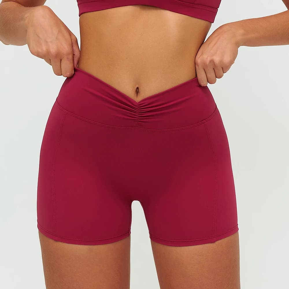 Women's Yoga Shorts High Waist Exercise Bike Shorts Push Up Fitness Yoga Lift Butt Fitness Ladies Yoga Gym Running Shorts