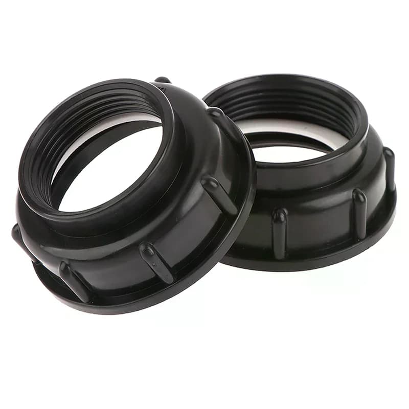 Adattatore di ricambio per valvola IBC con filettatura S60×6 per connettore tubo da giardino, blu, resistente