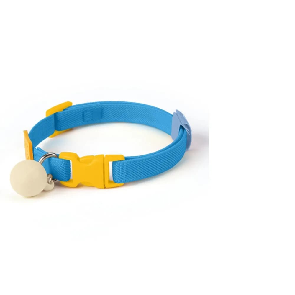 Portable Quick Release Buckle Cat Collar Adjustable Size Elastic Kitten Collar Bell Attached Pet Collar Pet Supplies