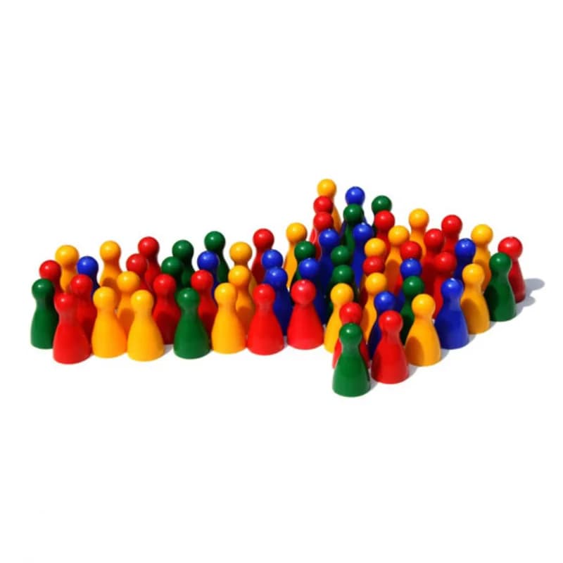 50 pezzi/set pezzi degli scacchi colorati gioco da tavolo accessori per giochi in legno