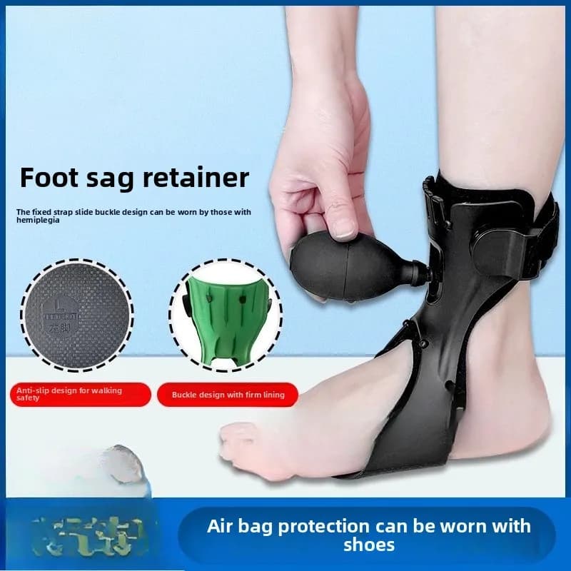 Fissatore per caduta del piede Ictus Emiplegia Riabilitazione Attrezzatura per l'allenamento della caviglia Supporto per il piede Scarpe indossabili Correttore varicover