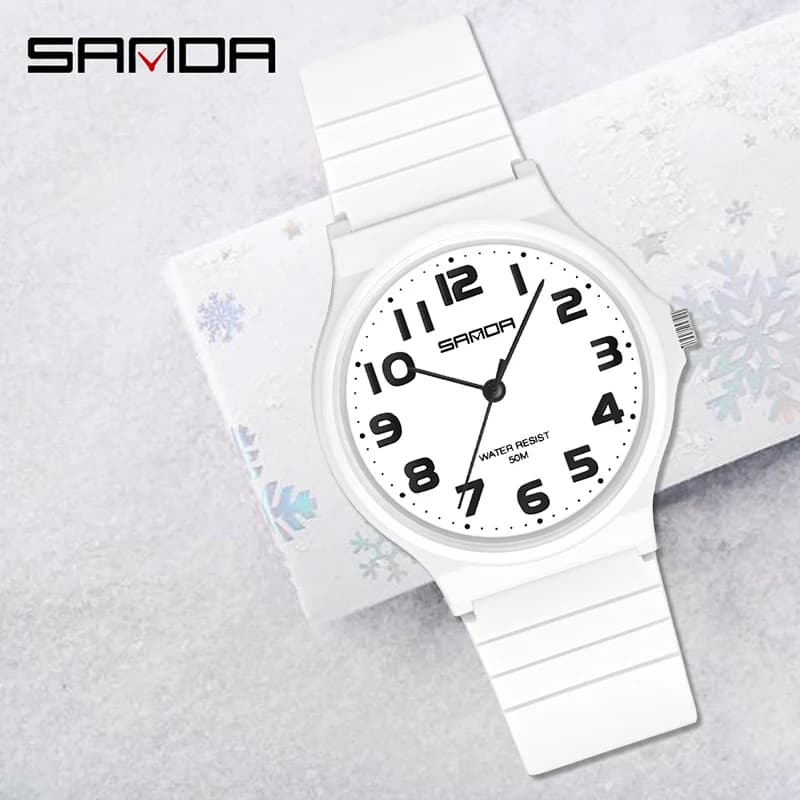 Nuovo orologio sportivo unisex per studenti delle scuole medie Orologi da donna semplici alla moda per orologio da polso al quarzo da donna Reloj Hombr impermeabile