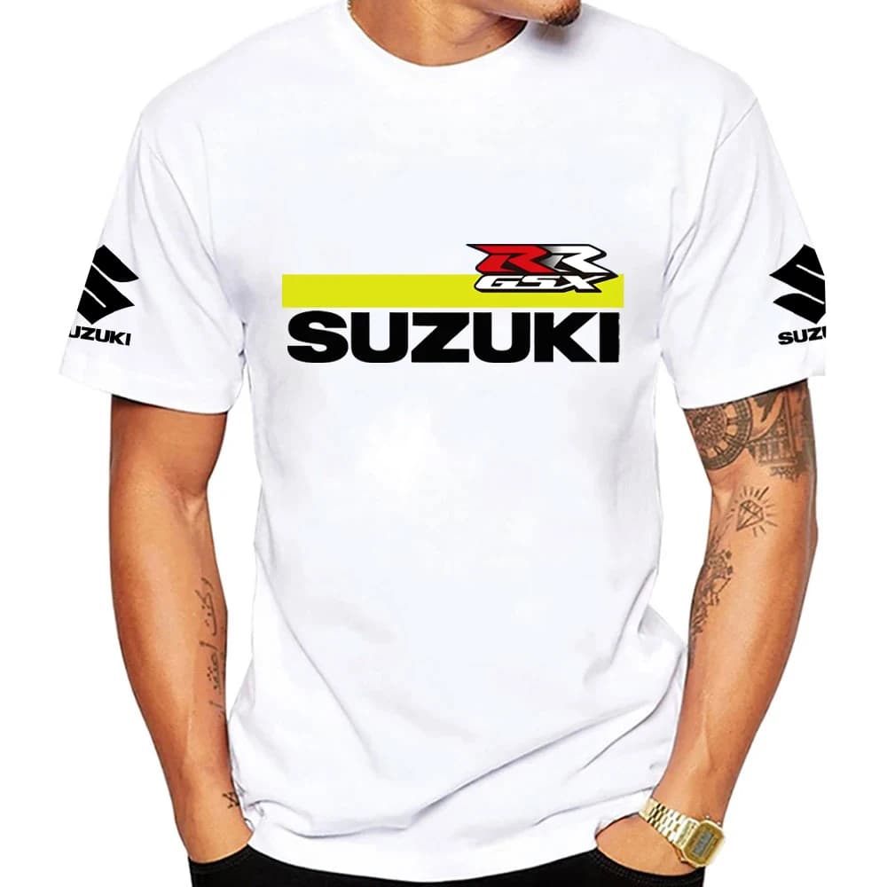 Nuovo prodotto estivo - Suzuki GSX-R, appositamente progettato per ciclisti e appassionati di corse. Una maglietta classica da uomo in cotone 100%.