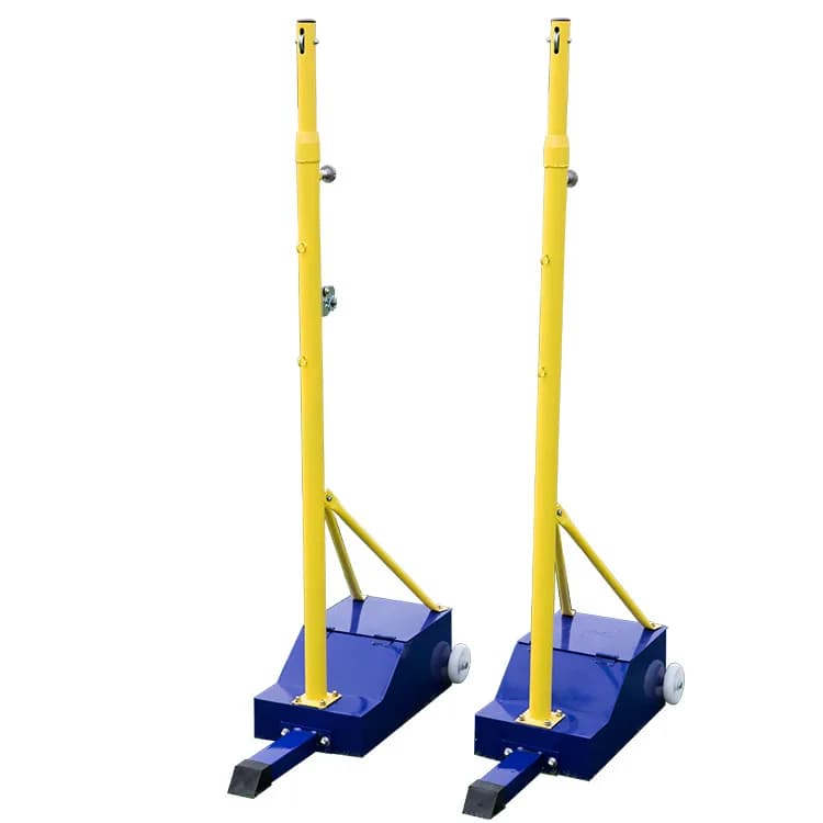 Multifunction Volleyball Badminton Pole, Factory Direct Adjustable Height, 1,55 m-2,1 m, Support/posts/mobiles for Badminton Network