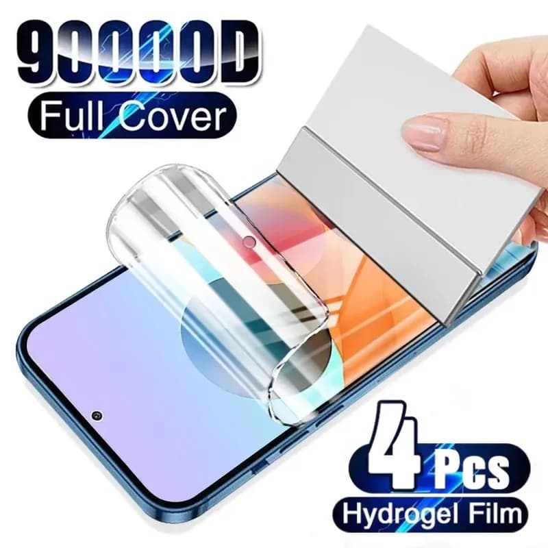 Pellicola idrogel da 4 pezzi per Samsung S24 S23 S20 S21 S22 Plus Ultra FE Note 20 9 10 Plus A52S A30 A53 A51 A50 A21S Protezione per lo schermo