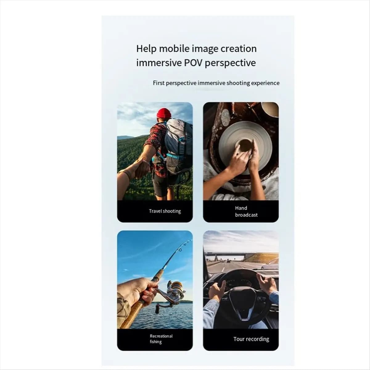 N05R TELESIN Silicone Magnetic Neck Mount Quick Release Hold for Smart Phone Accessories
