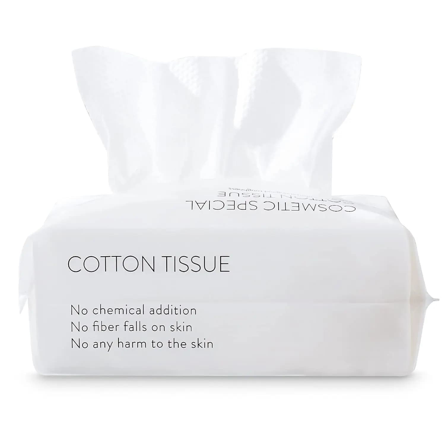 Soft Cotton Facial Towels, 100ct Disposable Face Cloths for Cleansing, Makeup Removal & Travel