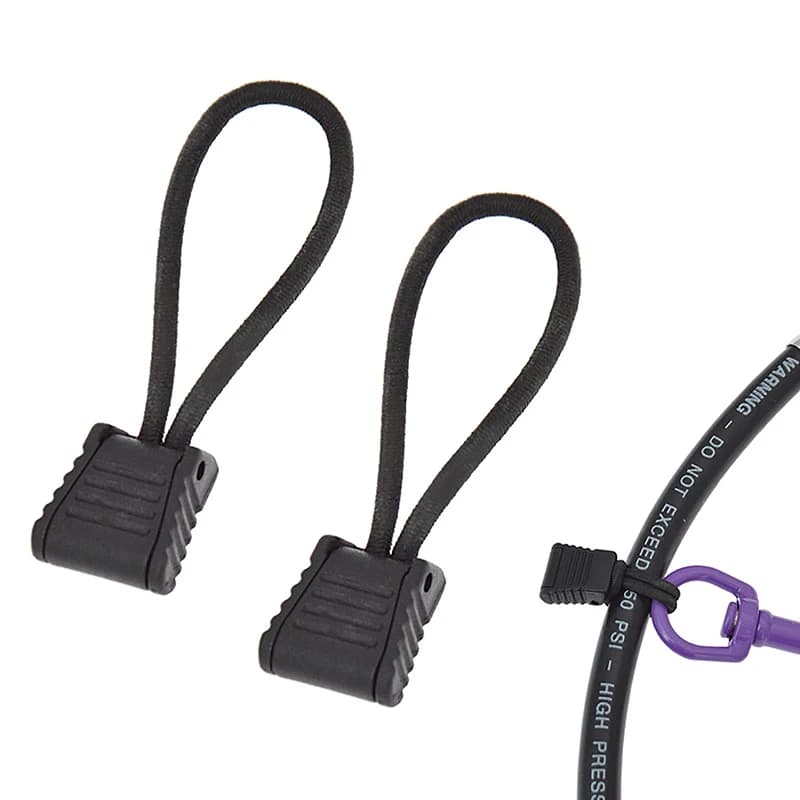 2Pc Scuba Diving Diver Tubo Flessibile Clip di Fermo Supporto Corda Elastica di Fissaggio Bungee Corda Shock Cord Tie Imbottiture Cinghia Accessorio di Ricambio