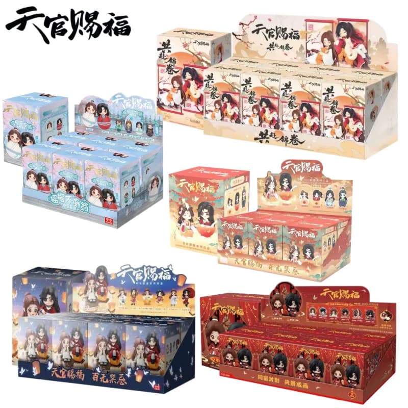 Official Heaven Official'S Blessing Magnetic Fridge Blind Box Xie Lian Hua Cheng Figure Ornament Mystery Box Decoration Gift