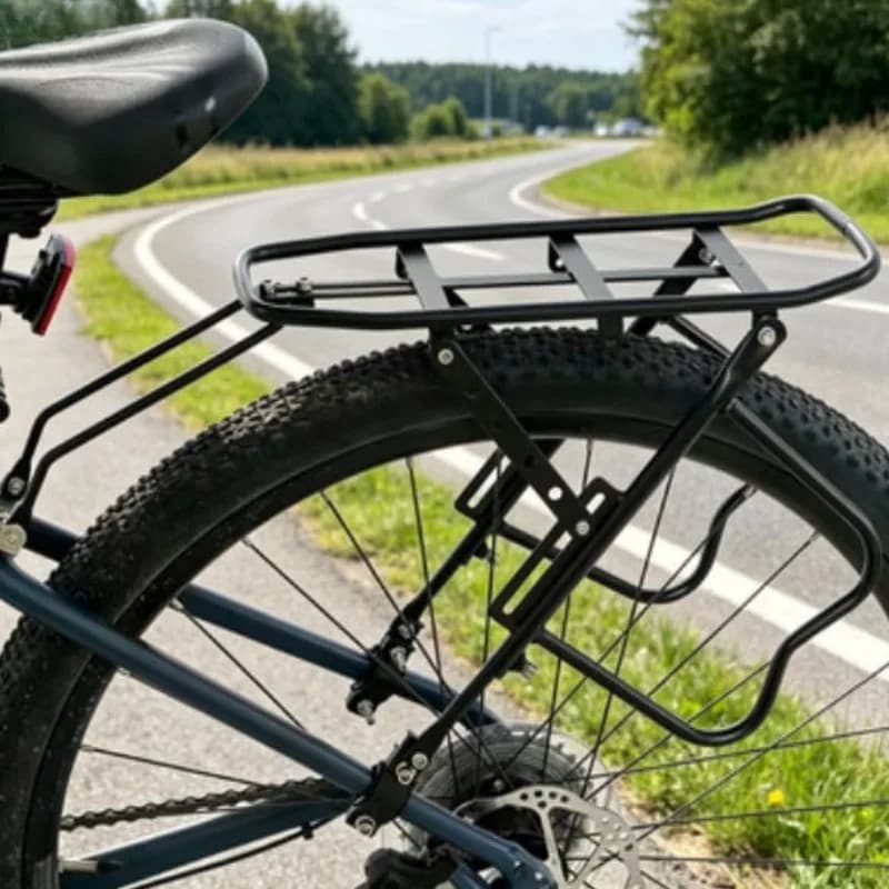 V-brake Disc Brake Mountain Bike Luggage Rack Load-bearing Personnel Transportation Bike Luggage Carrier Bicycle Accessories
