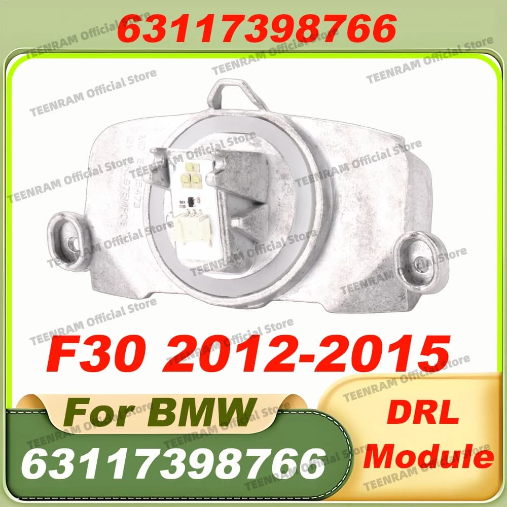 1x LED Daylight Module Angel Eyes Control Unit 63117398766 For 2012-2015 BMW 3 Series F30 (With Xenon Headlight)