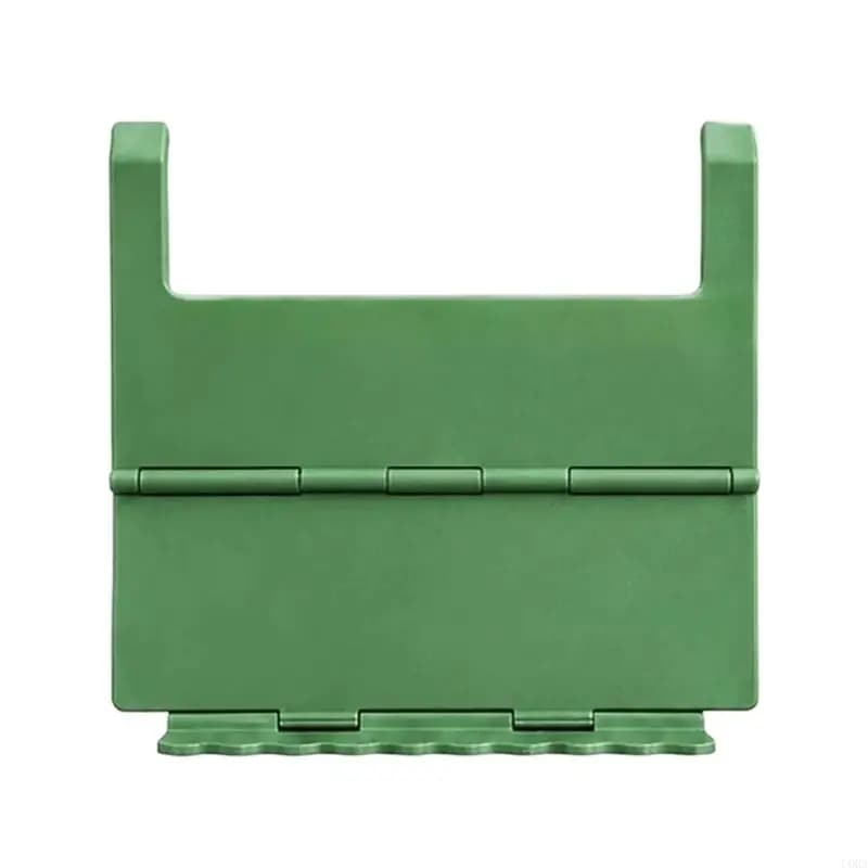 CORA Folding Mahjong Tile Rack Stand, Plastic Hinged Rack for Mahjong Players, Home Play and Family Game Night Accessory
