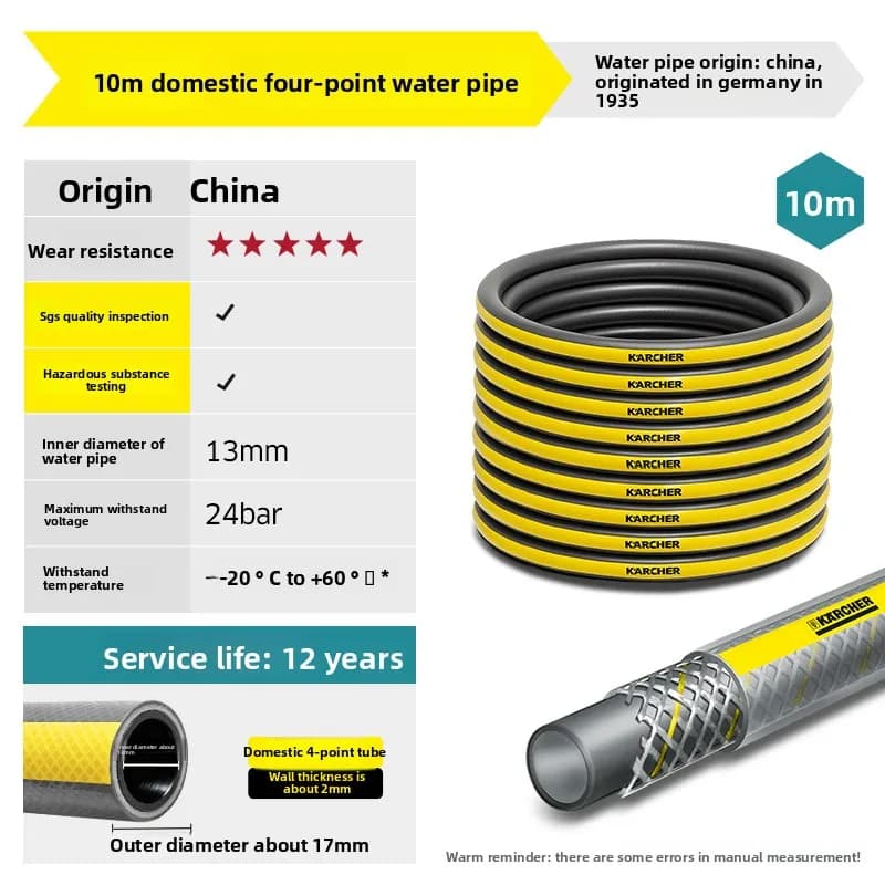 Tubo Trasparente in PVC per Giardino Orticolo, Avvolgitubo ad Alta Pressione da Parete, Forniture Agricole, Pistola Termica USB