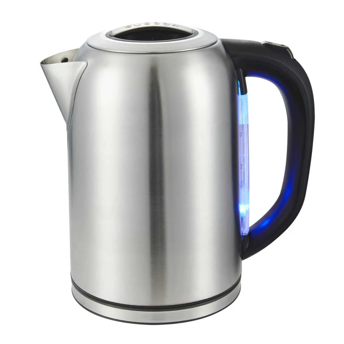 BS Spina, 1500 W, 1.7 litres quick cooking stainless steel electric kettle with water level indicator, suitable for hotel, kitchen