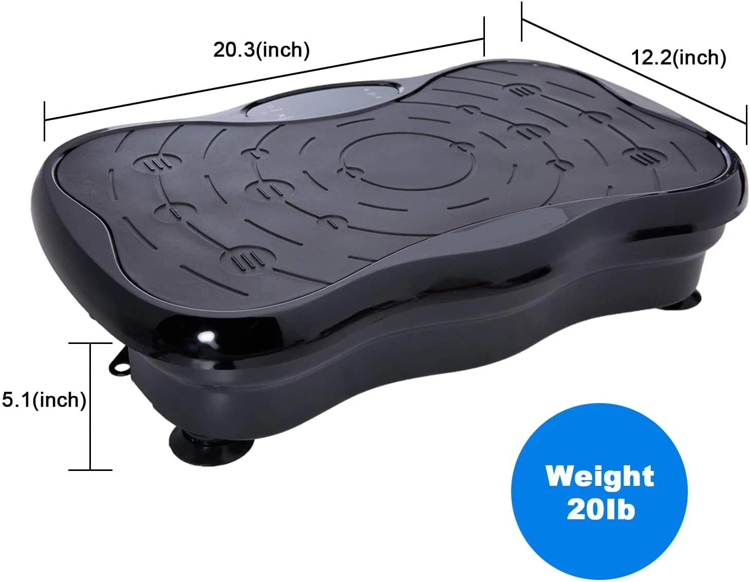 2025 Portable fitness platform for workout for the whole body, use in gym, exercise machine with vibrating plate for slimming and relaxation