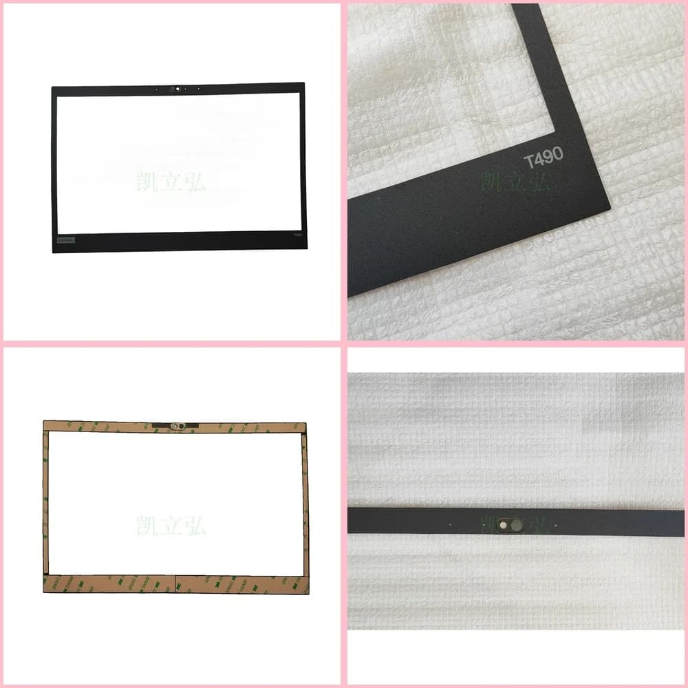 Per Lenovo ThinkPad T490: Cover Griglia Altoparlante Laptop, Foro Doppia Fotocamera, Adesivo Cover B Doppia Porta, Adesivo Cornice Schermo Esterno
