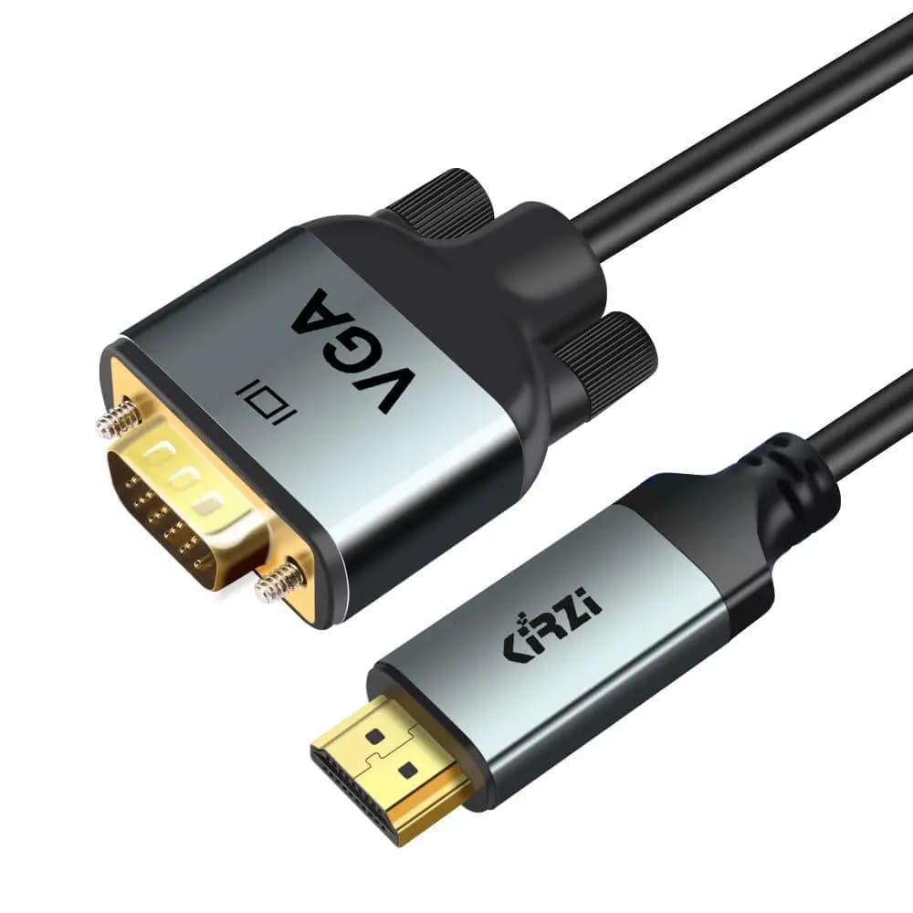 Cavo HDMI a VGA da 3 piedi per PC, laptop, monitor, proiettore
