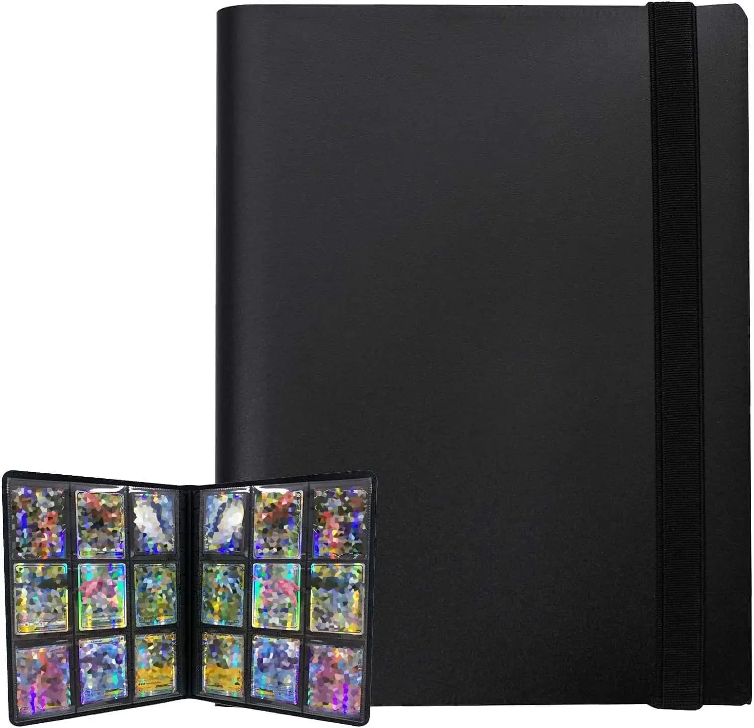 160/360 Cards Albums Capacity Pocket Holder Binders For Pokemon Yugioh Baseball Football Sports Game Card Book Sleeve Binder