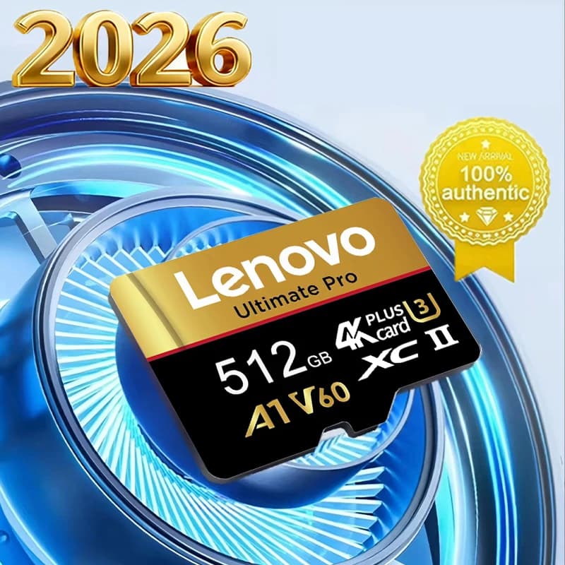 Lenovo High-Speed 512GB SD Cards Micro TF SD TF Cards Memory Card 256GB Ultra 32GB 4K for Smartphone / Drone / Android
