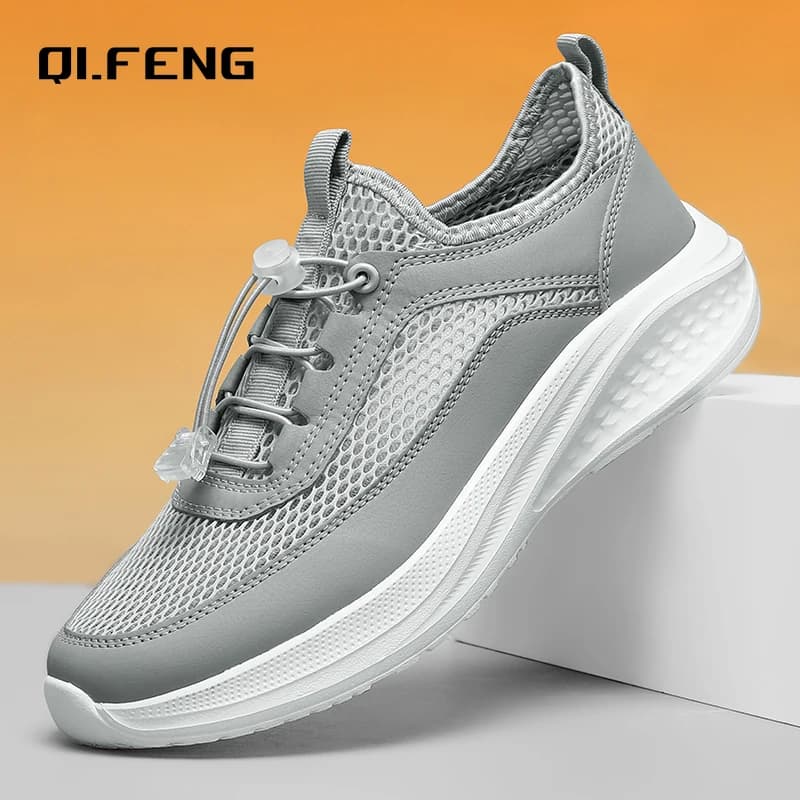 Sneaker grande estiva in rete cava Scarpe da alpinismo e escursionismo all'aperto Calzature da corsa e fitness leggere 39-48