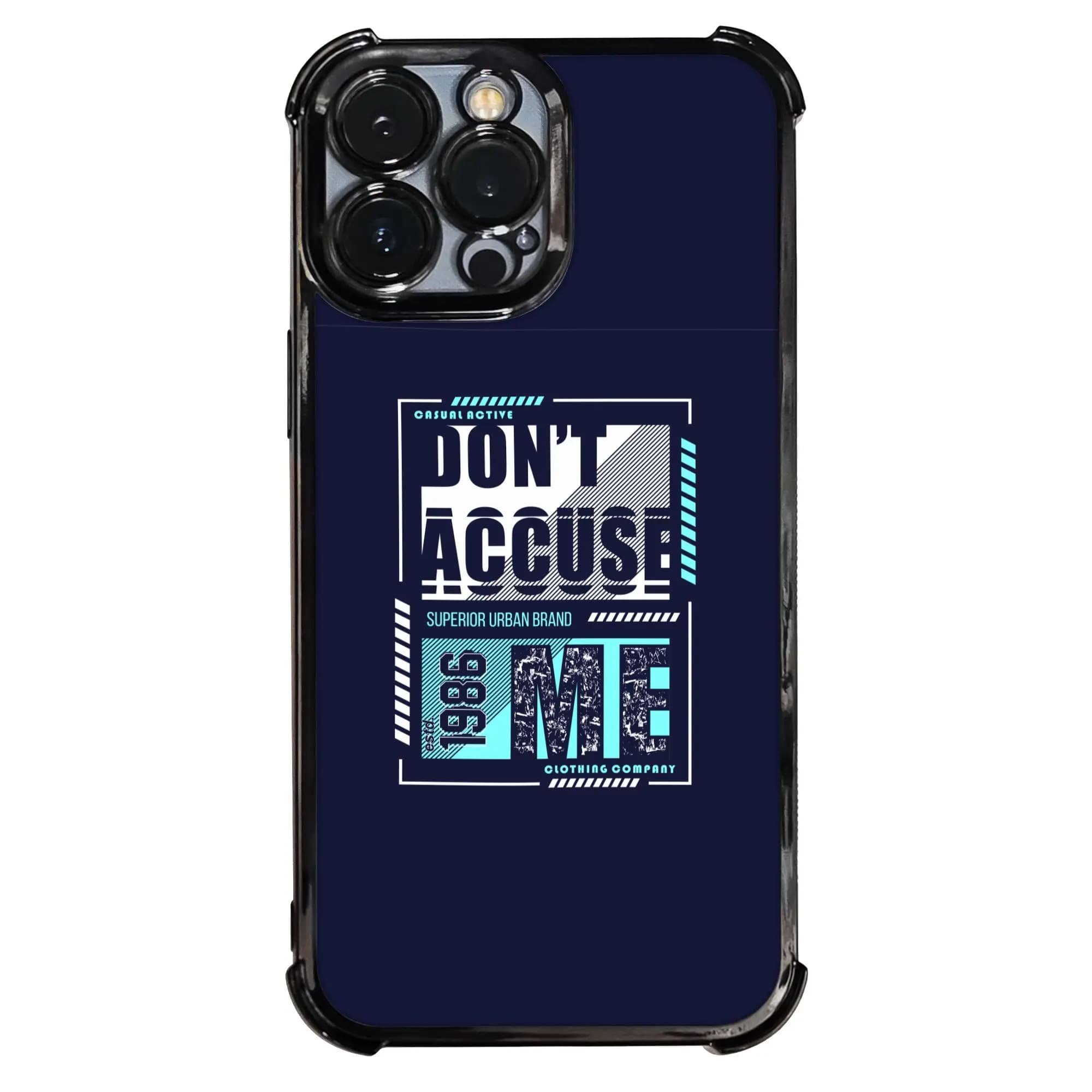 New Armor Bumper Shockproof Trendy English Letters Phone Case Electroplating Process for iPhone Various Models