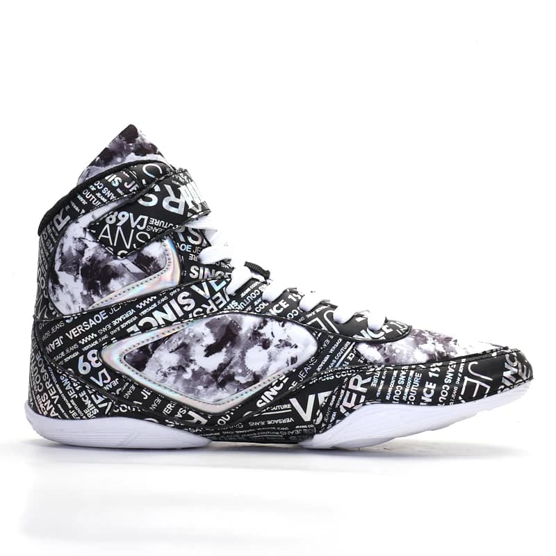 Scarpe da wrestling da uomo Combattimento professionale da donna Stivali da boxe leggeri da esterno Attrezzatura da allenamento Stivali da wrestling antiscivolo
